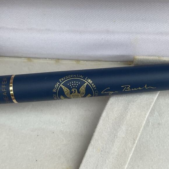 Vintage President George Bush‎ Sheaffer Pen NIB Bush Presidential Library - Picture 3 of 5
